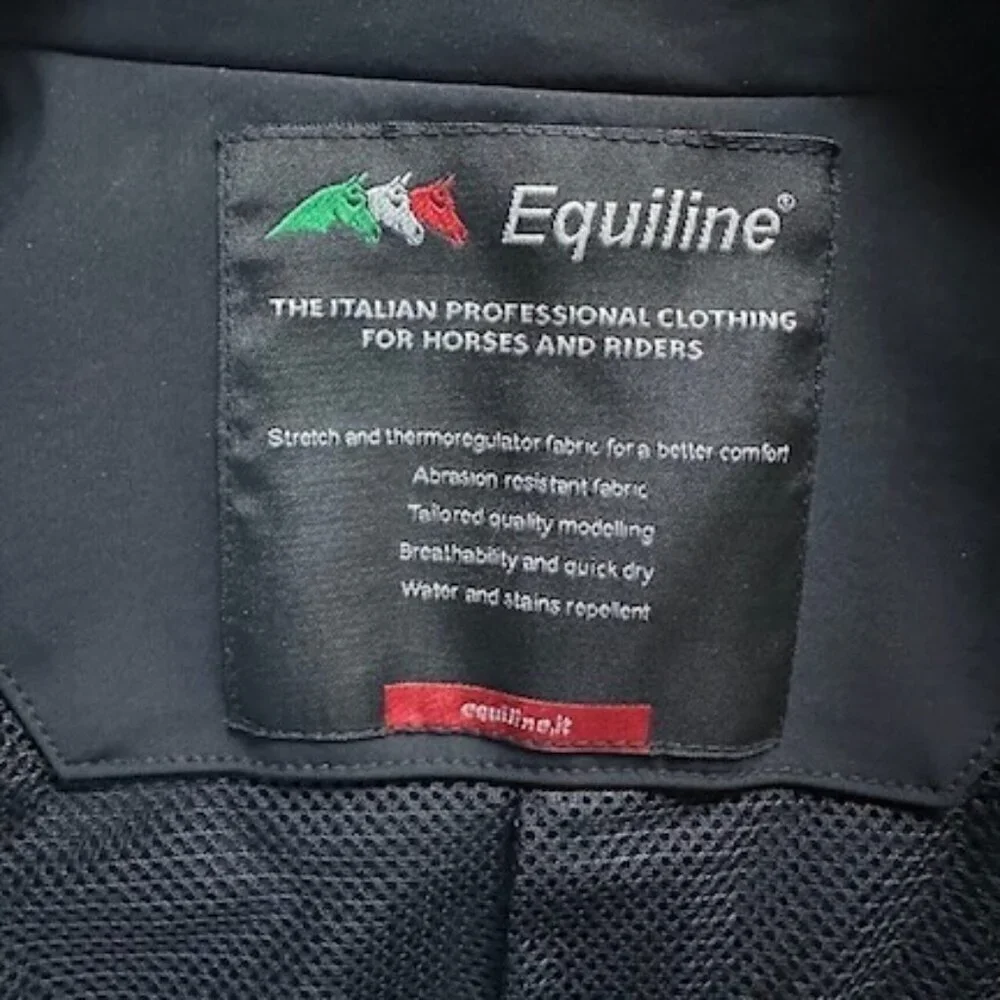 EQUILINE.it RACK – Black men's tailored competition jacket - Italian Sz. 54 -NWT